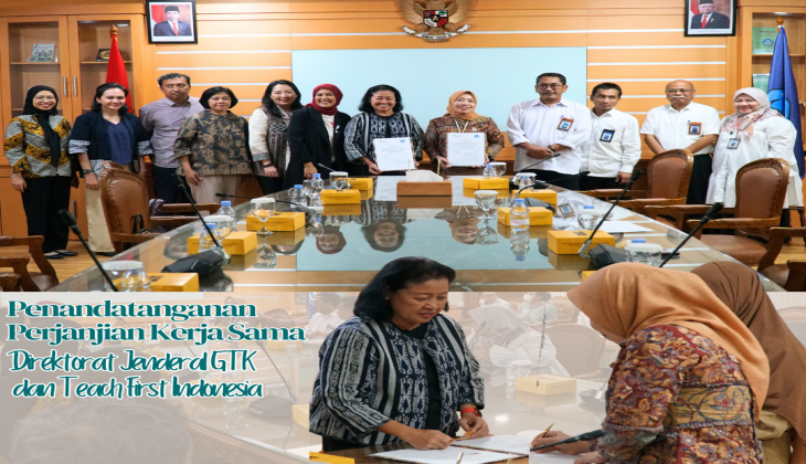 Direktorat Jenderal GTK Jalin Kerja Sama Dengan Teach First Indonesia