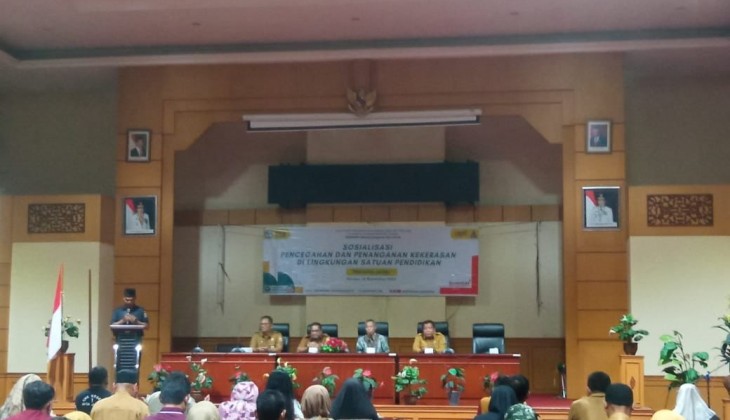Sosialisasi Pencegahan dan Penanganan Kekerasan di Lingkungan Pendidikan, Ini Kata Kadisdik Jambi