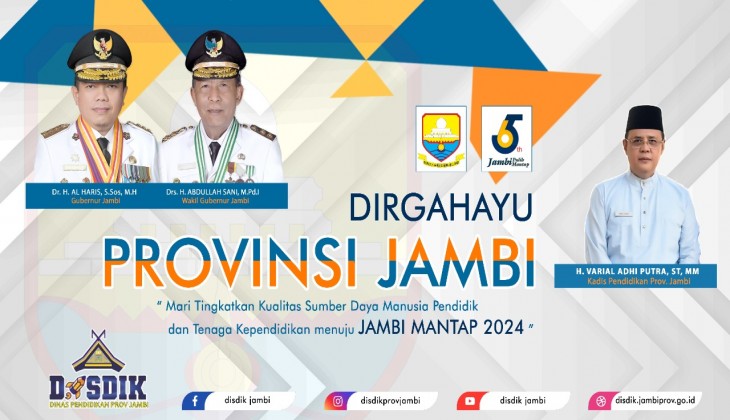 Dirgahayu Provinsi Jambi