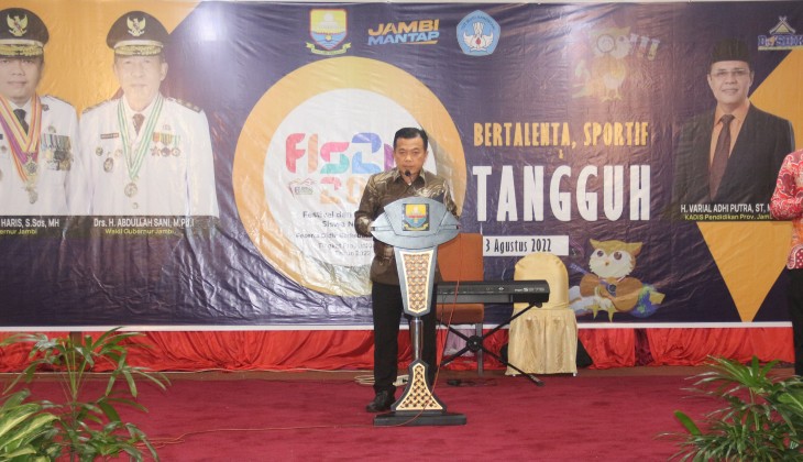 Al Haris Buka FLS2N PDBK Tingkat Provinsi Jambi 2022