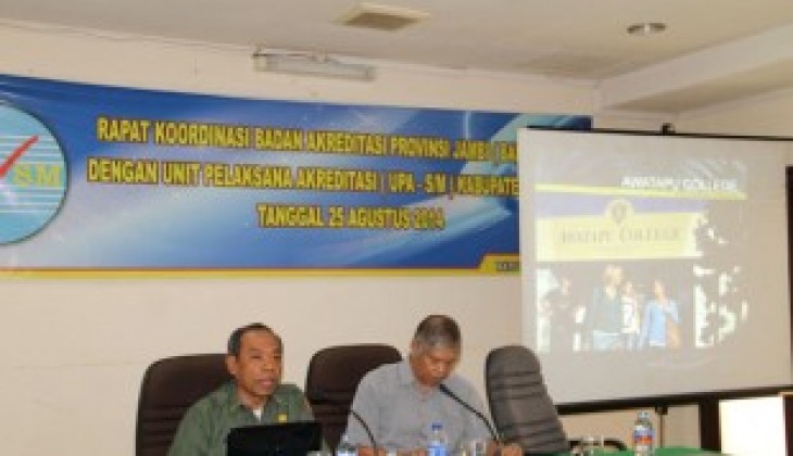 Pembukaan Rapat Koordinasi Bidang DIKDAS Oleh KADIS Pendidikan Prov. Jambi