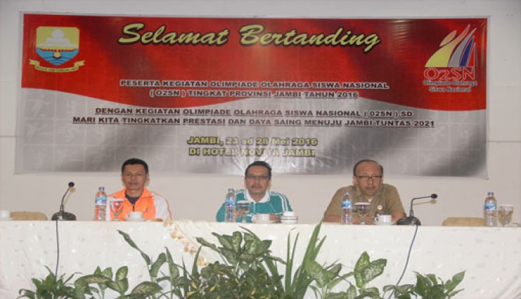 Kegiatan Olimpiade Olahraga Siswa Nasional (O2SN) tingkat SD se-Provinsi Jambi tahun 2016