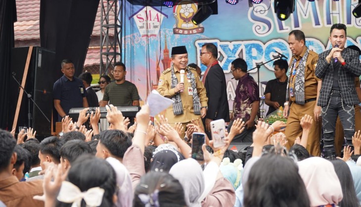 Hadiri Semarak Expo SMAN 11 Kota Jambi, Al Haris Motivasi Siswa untuk Berprestasi