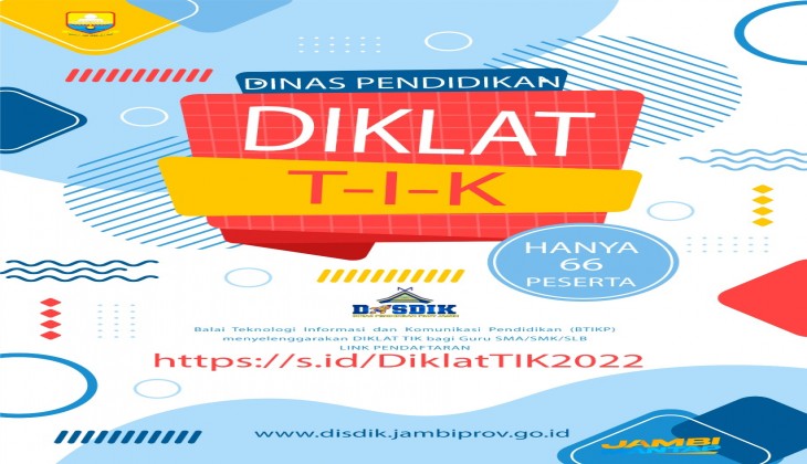 Pendaftaran DIKLAT TIK BTIKP Tahun 2022 Dibuka. Peserta Terbatas !!!