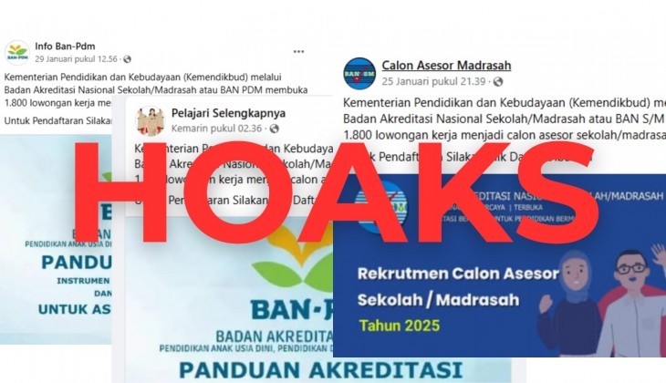 Waspada Hoaks Rekrutmen Asesor Sekolah/Madrasah 2025
