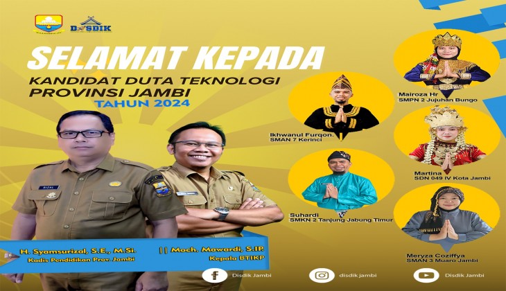 Kandidat Duta Teknologi Prov Jambi Tahun 2024