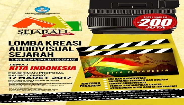 LOMBA KREASI AUDIOVISUAL SEJARAH 2017