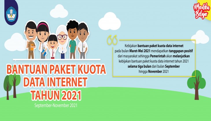 Bantuan Paket Kuota Data Internet Tahun 2021